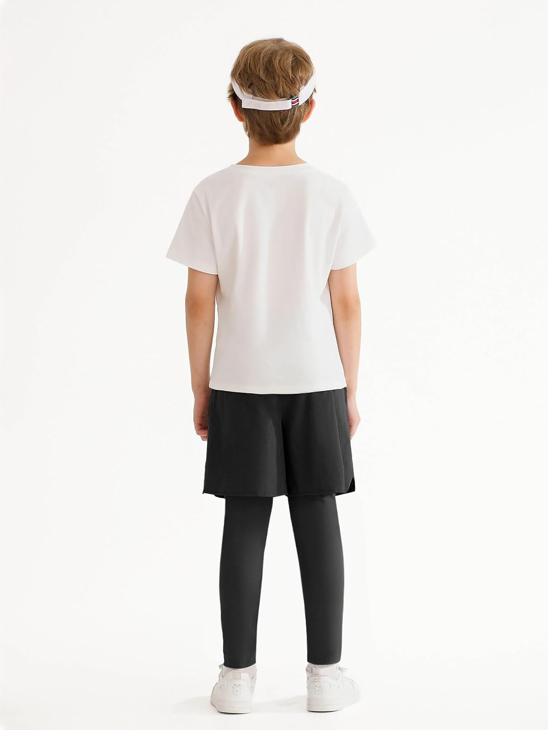 Haloumoning Boys 2-in-1 Running Pants 5-14