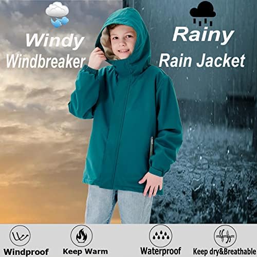 Sturdy rain jacket for boys