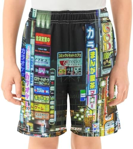 Aflyko Boys Summer Shorts with Pockets for Daily Wear