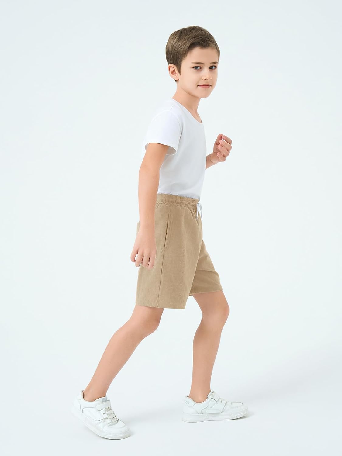Haloumoning Boys Corduroy Shorts Kids