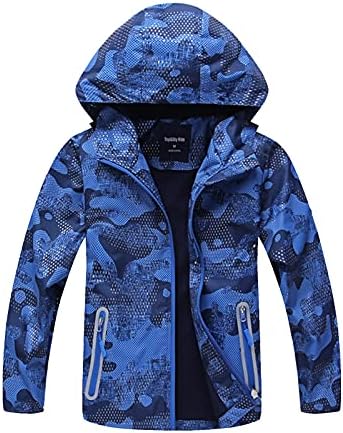 Boys Girls Waterproof Jacket Windbreaker for Rain Protection