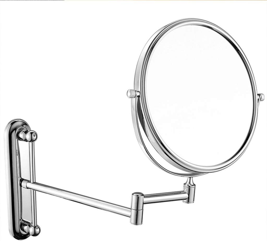 Stylish Double-Sided Extendable Makeup Mirror Wall Mount