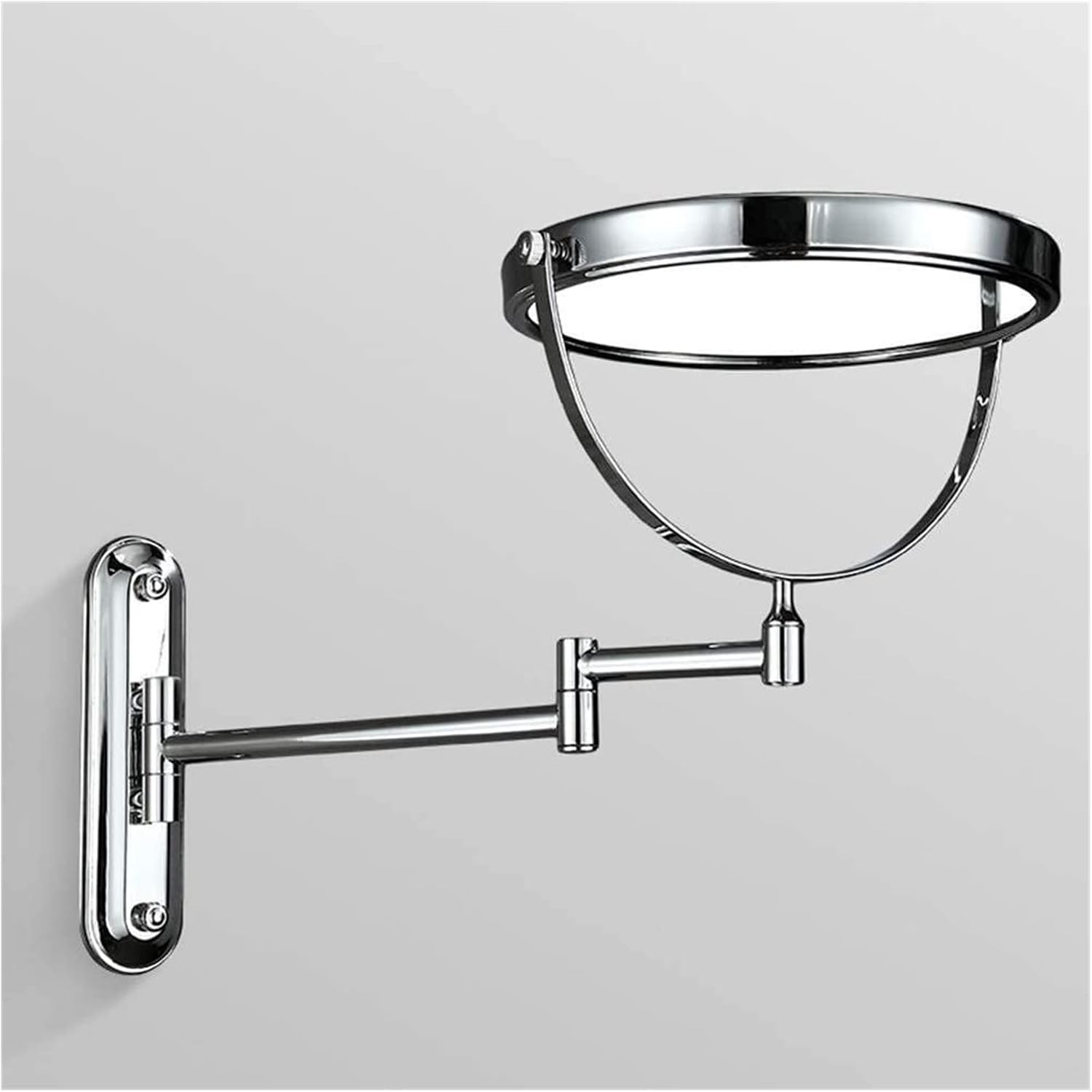 Wall-Mounted Telescoping Makeup Mirror