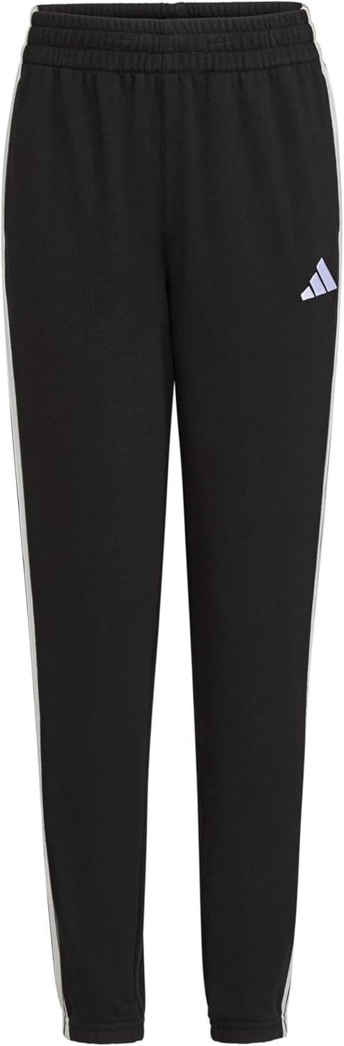 adidas Boys 3 Stripe Elastic Cuff Jogger