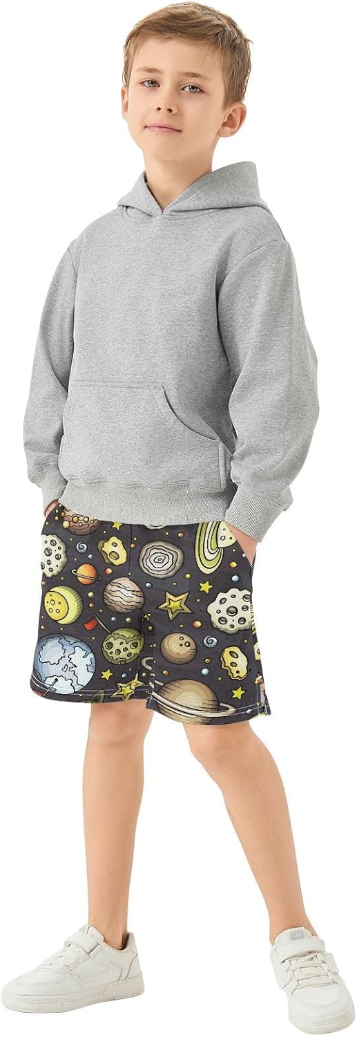 Aflyko Boys Casual Shorts Summer Daily Outfit with Pockets