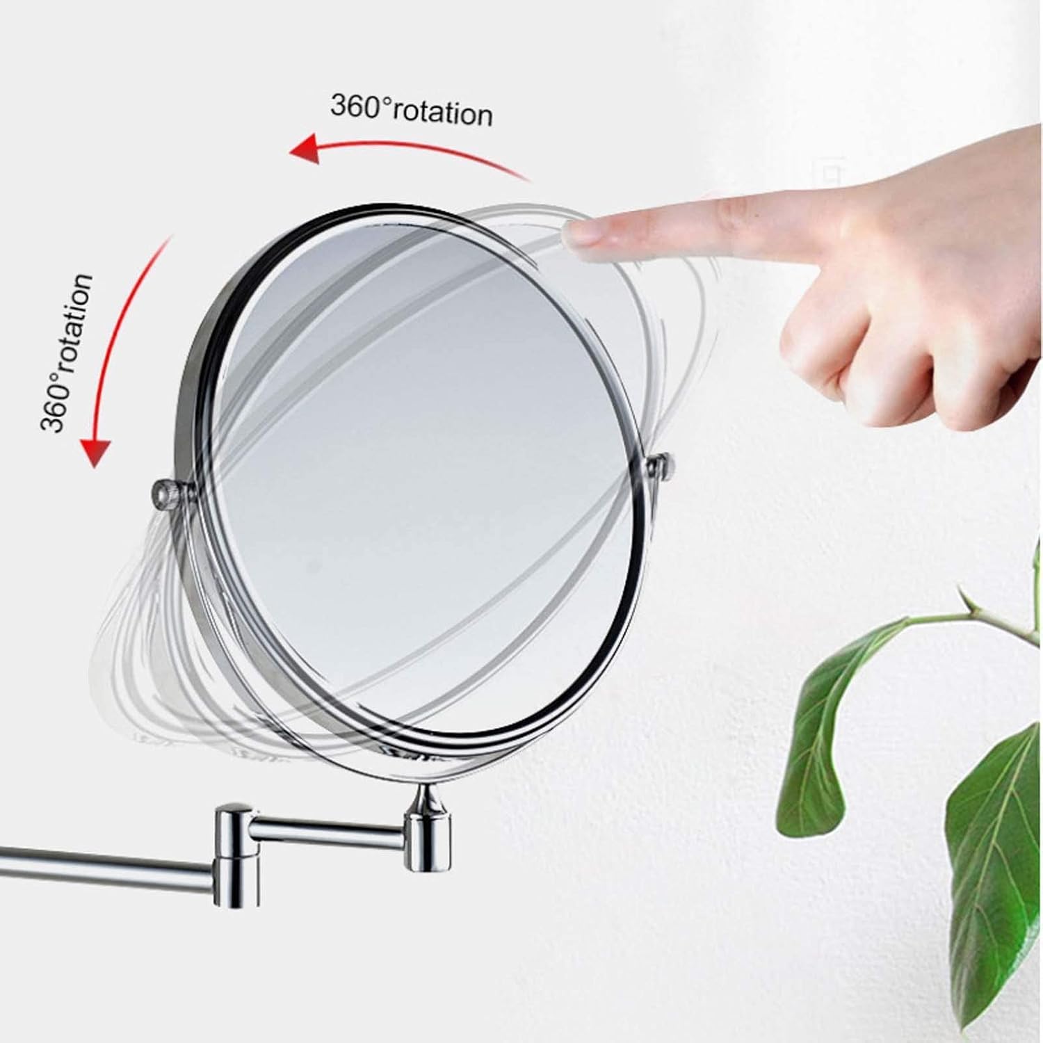 Memory Mist 8-Inch Double-Sided Vanity Mirror