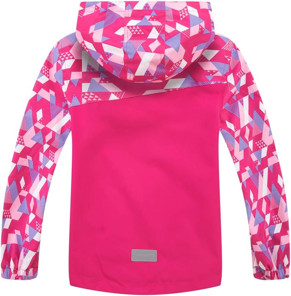 LOKTARC Kids Lightweight Waterproof Rain Jackets - Perfect for Outdoor Adventures