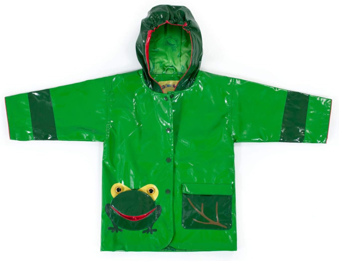 Kidorable Green Frog Raincoat for Boys Waterproof Fun and Durable