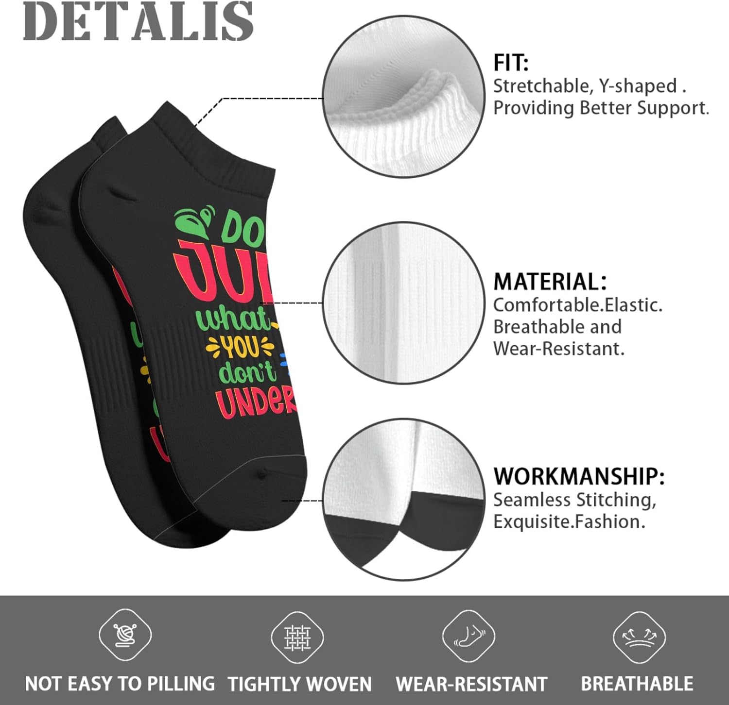 Crazy Ankle Socks for Men