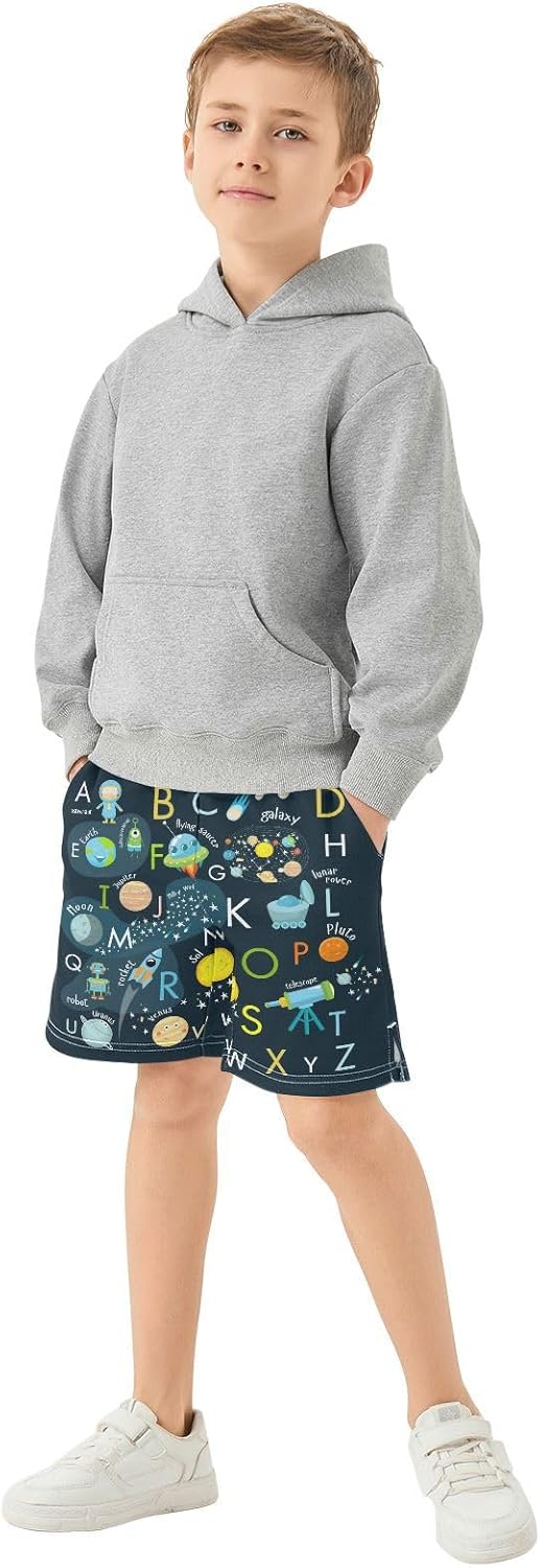 Aflyko Boys Casual Shorts Summer Daily Outfit Fits Kids Teens