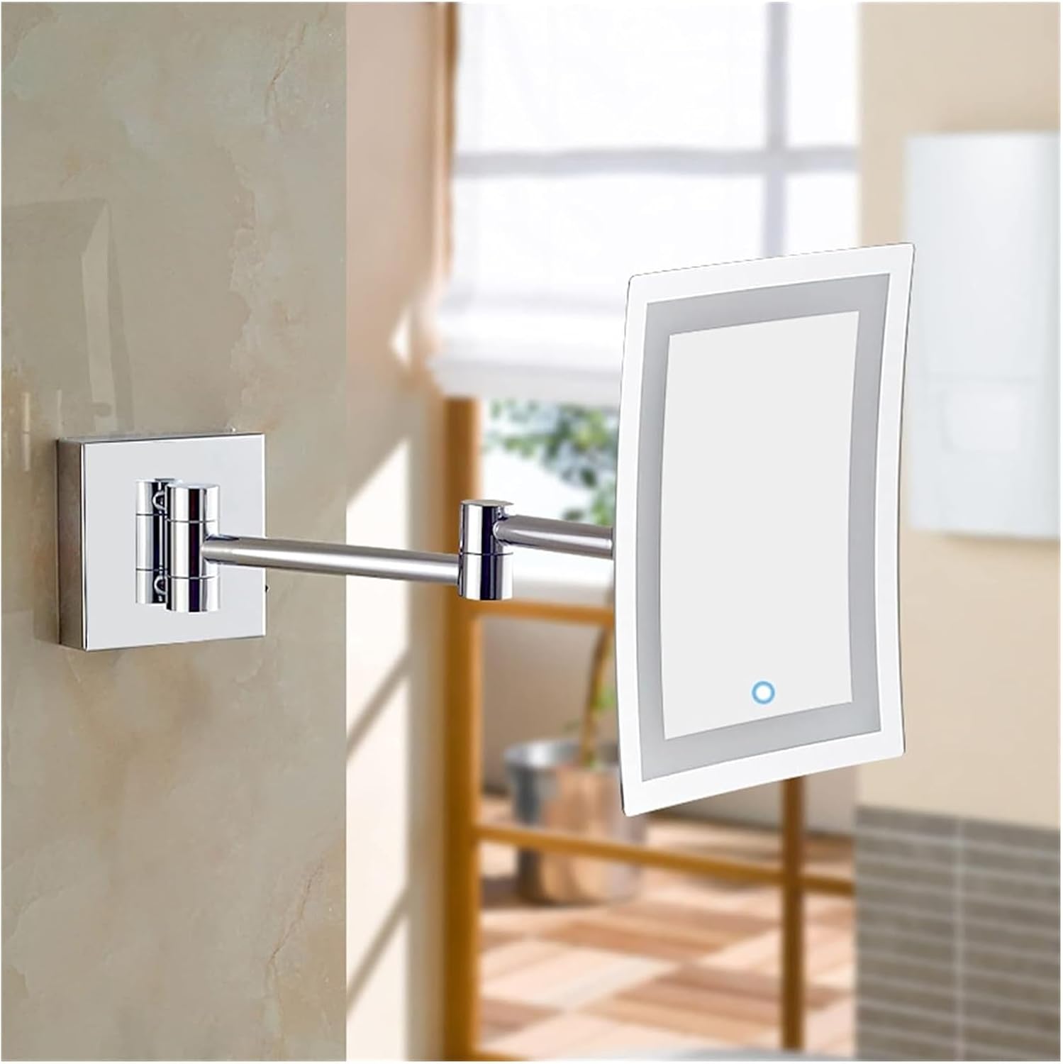 Versatile Lighted Makeup Mirror for Home Bathroom