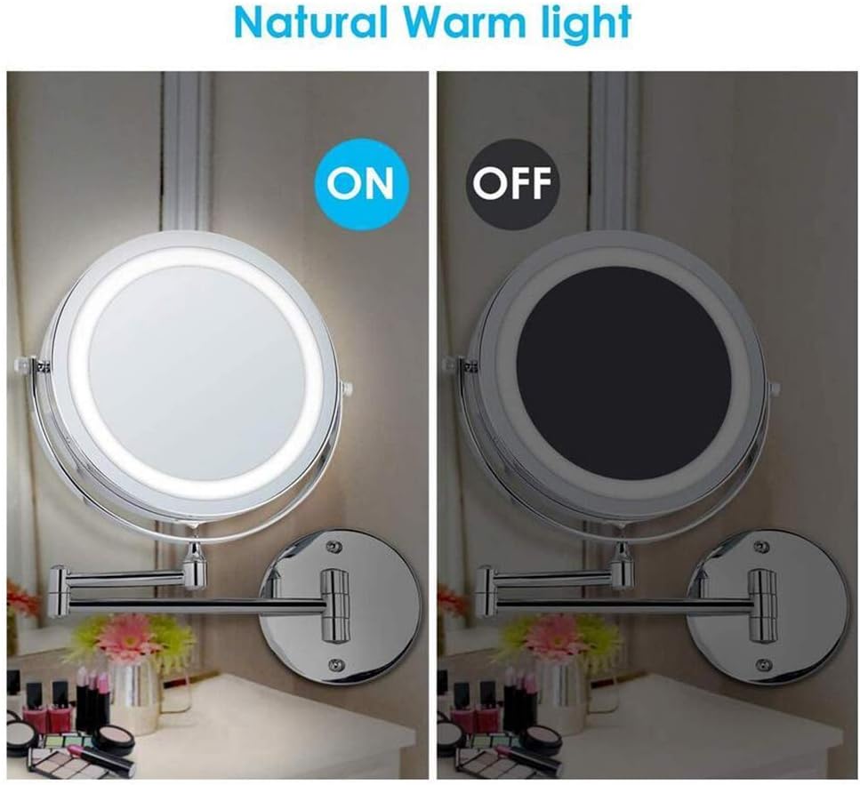 FUDGIO Extendable Makeup Mirror
