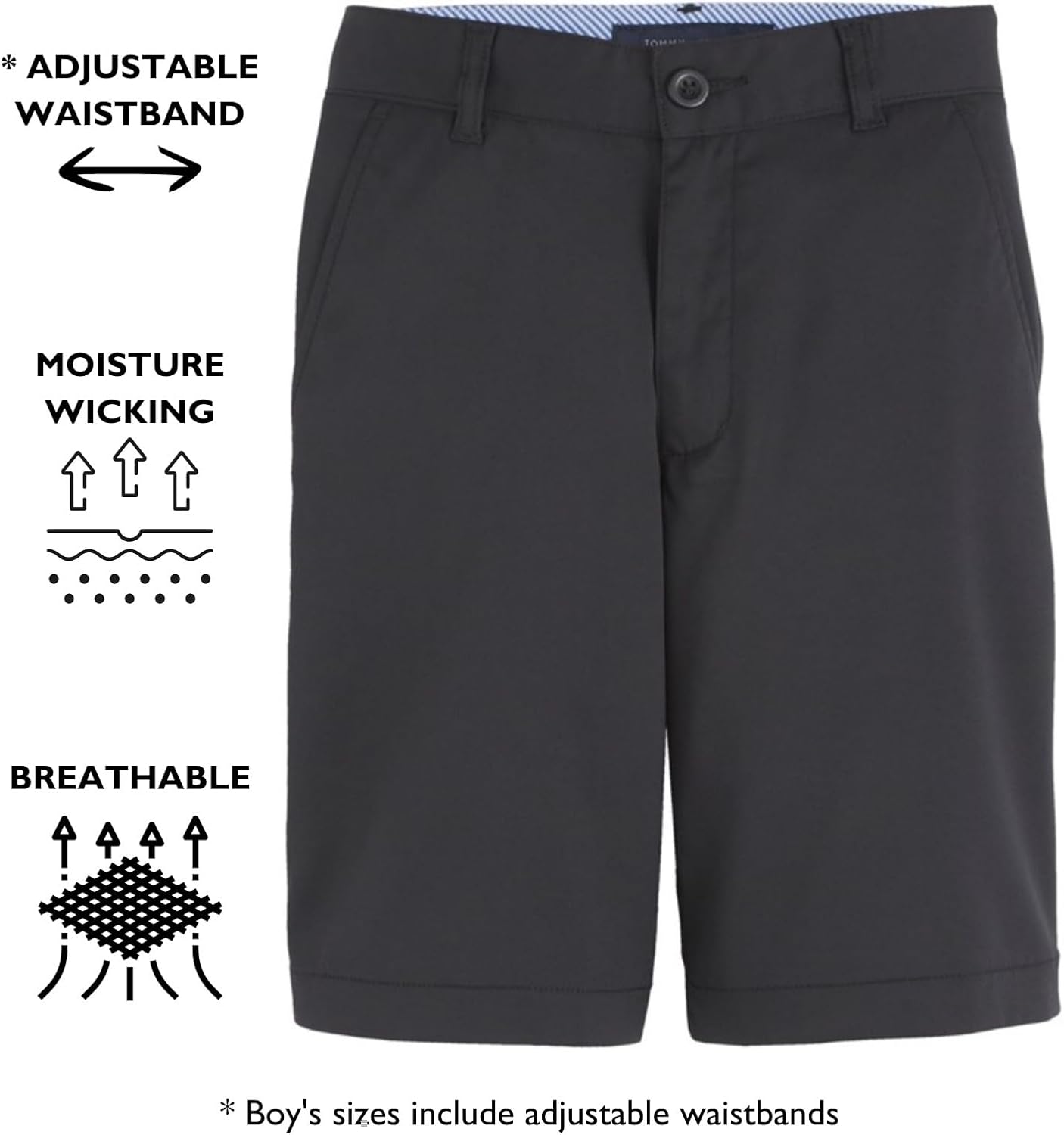 Tommy Hilfiger Boys Golf Shorts Performance Style