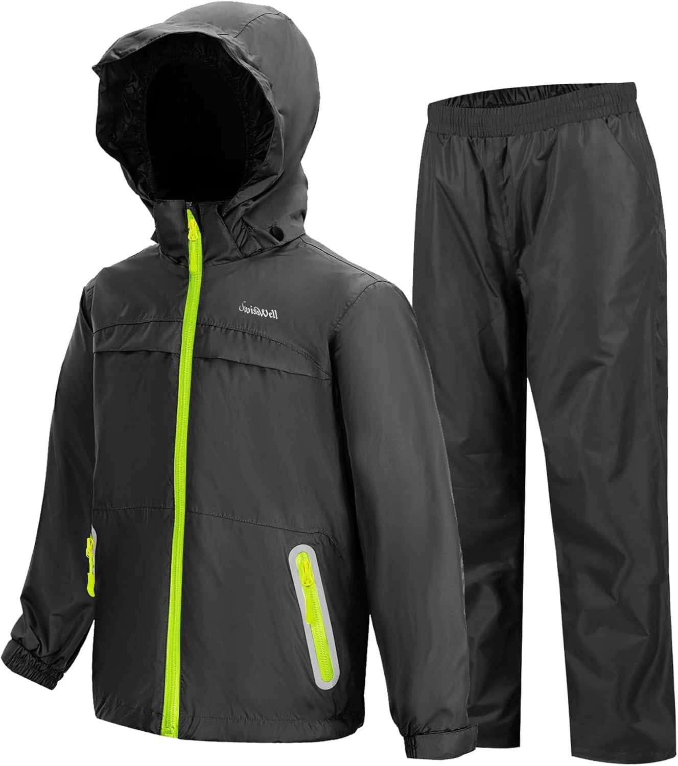 SWISSWELL Kids Waterproof Rain Jacket and Pants