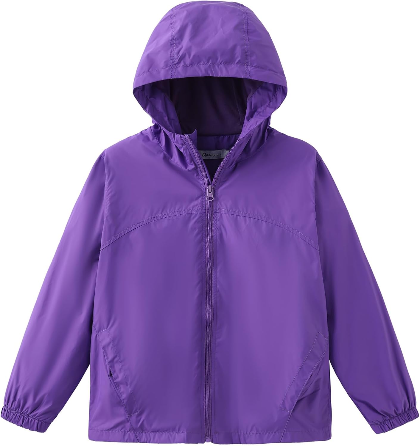 GRANDWISH Boys Girls Waterproof Rain Jacket Kids 6-14
