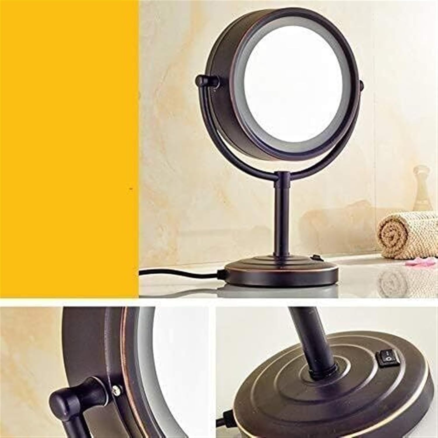 BLUPOWHT Handy Wall-Mounted Vanity Mirror