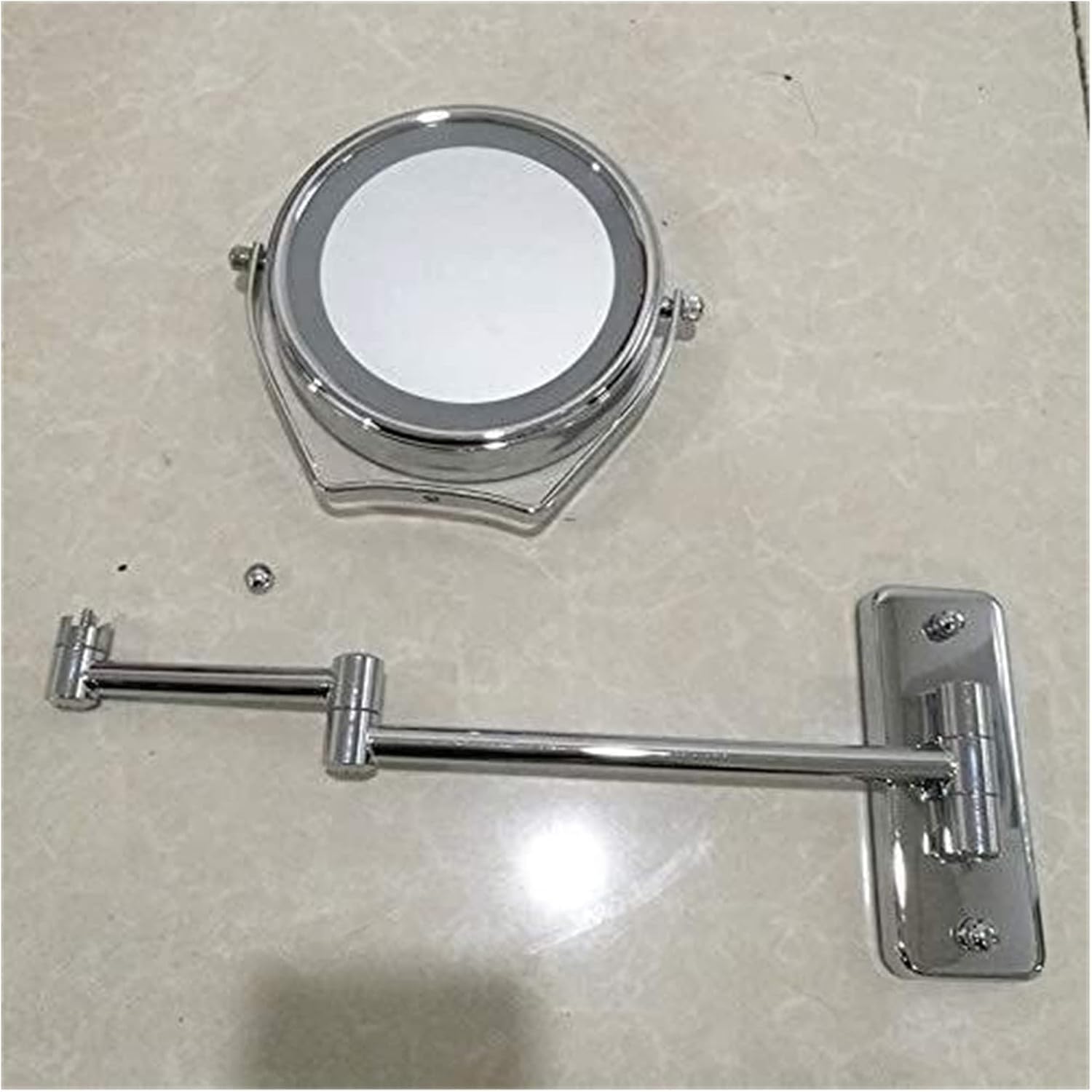 Wall Mounted Vanity Mirror with LED and 7X Magnification