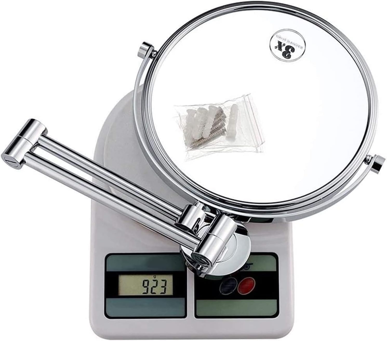 Adjustable Wall-Mounted Makeup Mirror