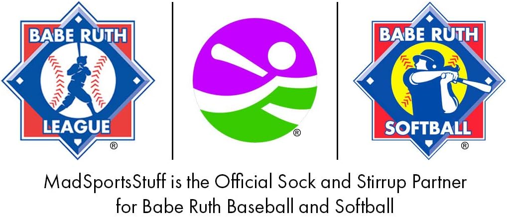 MadSportsStuff Softball Socks with Bombs