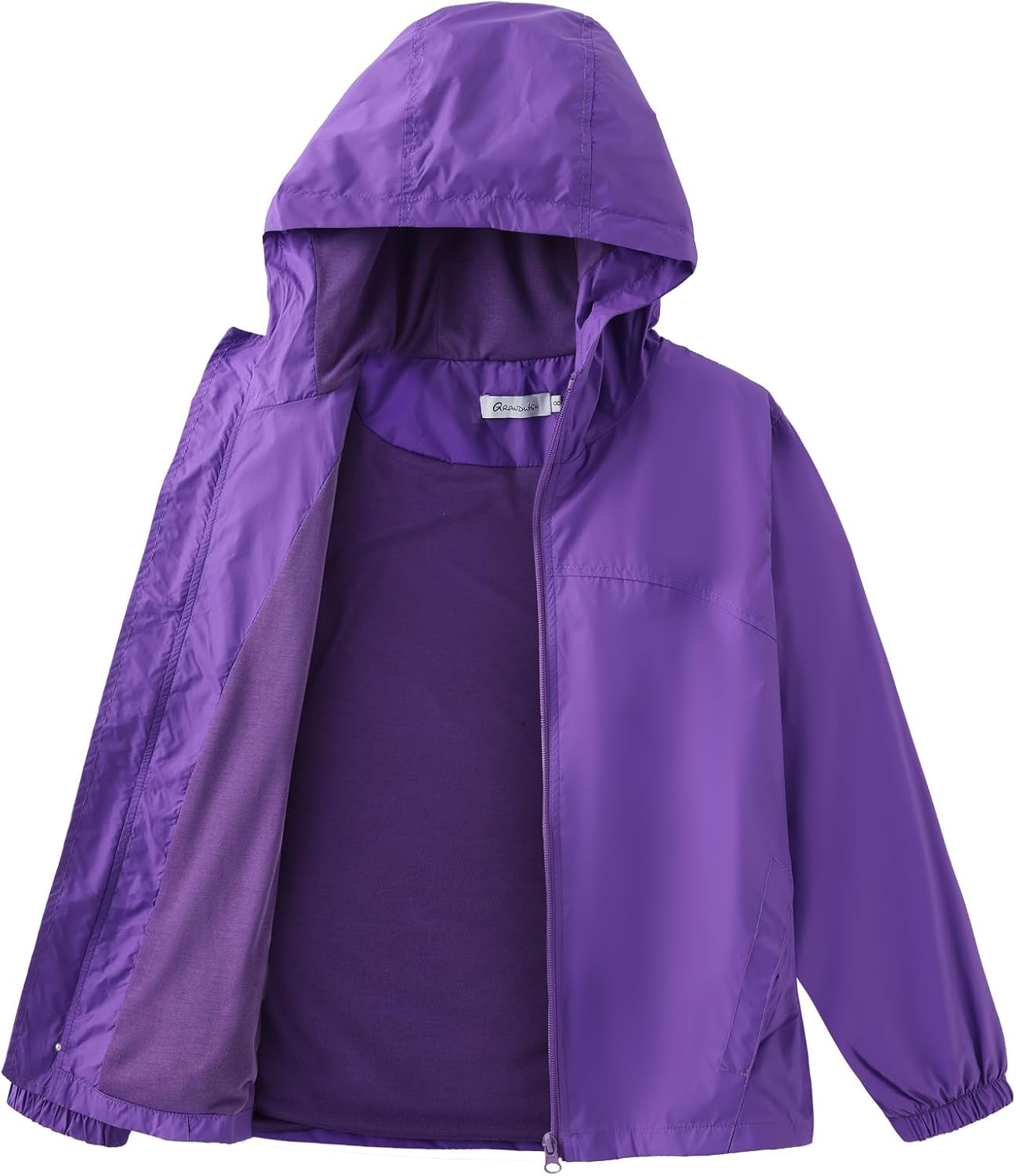 GRANDWISH Boys Girls Waterproof Rain Jacket Kids 6-14