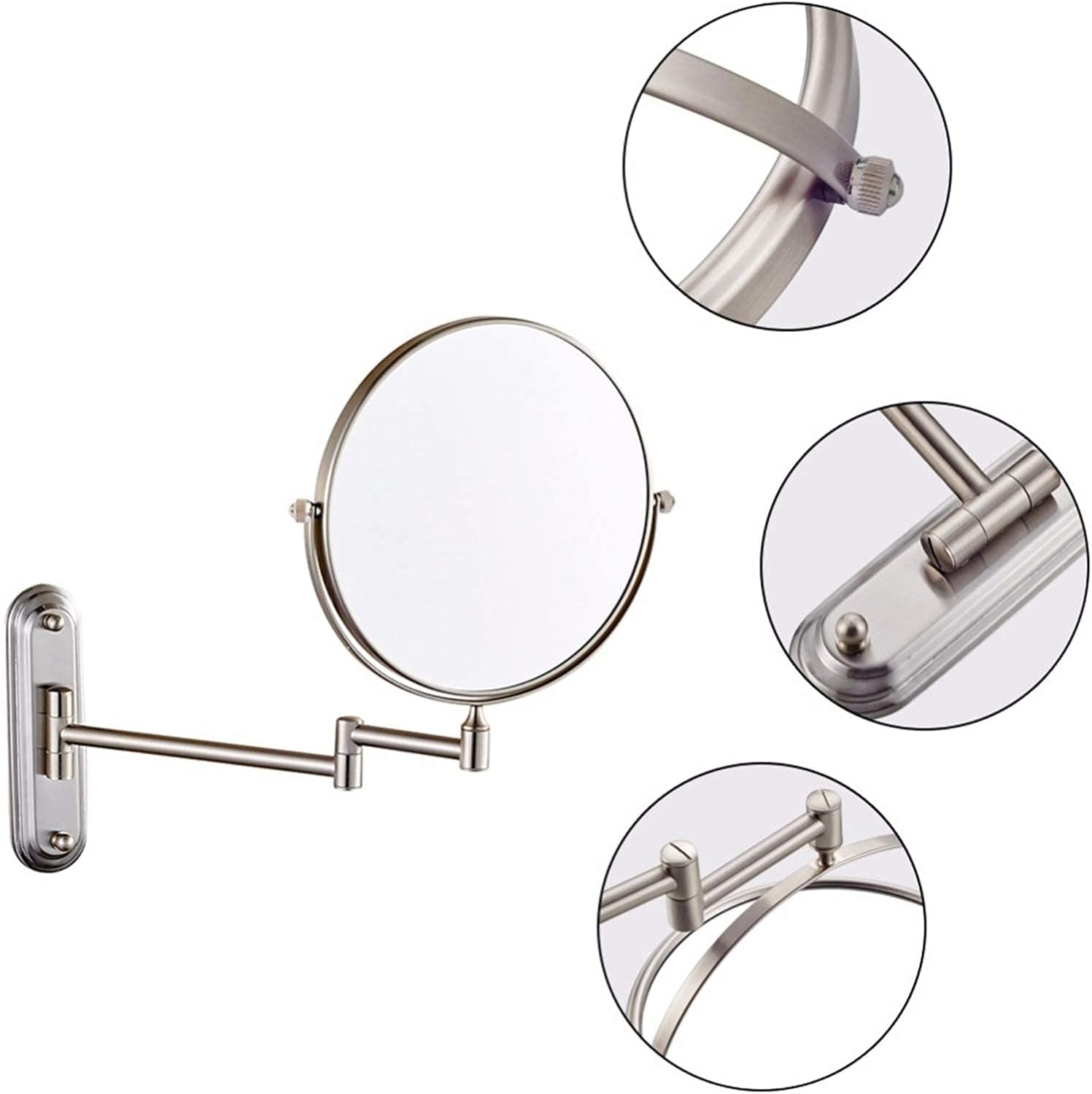 Wall-Mounted Makeup Mirror