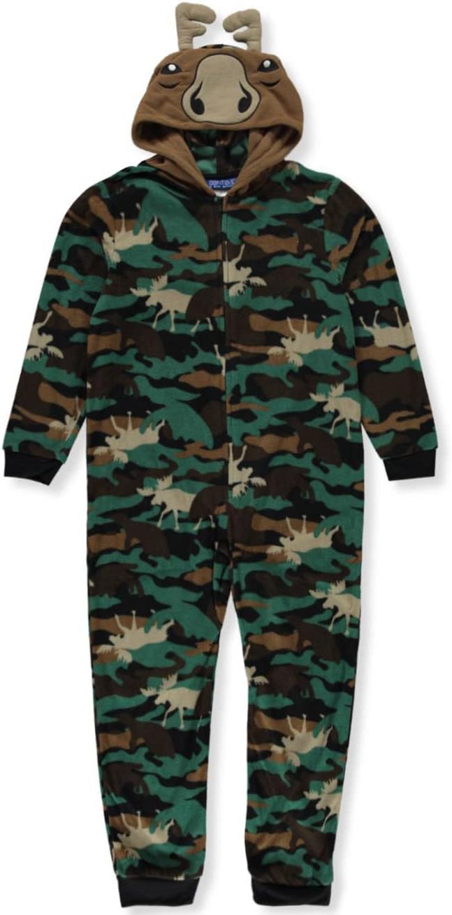 oin Saint Eve Boys Hooded Union Suit Sleepy Pajamas Small Gray