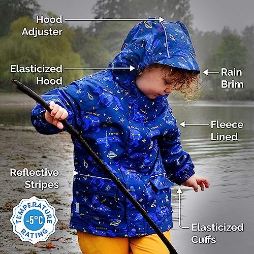 JAN JUL Waterproof Rain Jacket for Kids