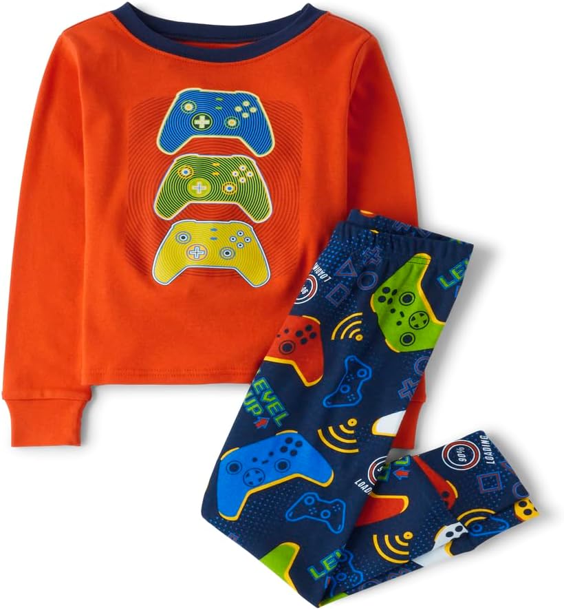 The Childrens Place Boys PajamasLight Fasty Cozy Sleep Basics