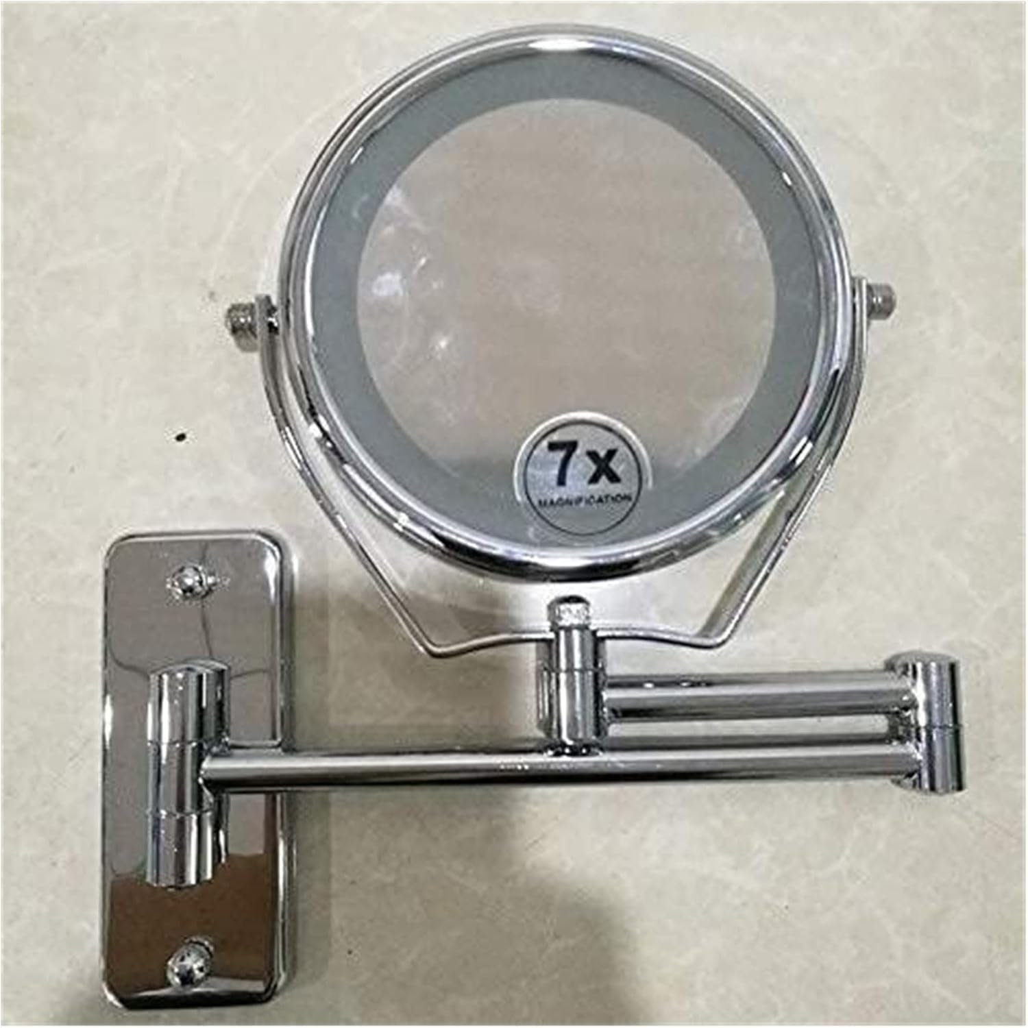 Wall Mounted Vanity Mirror with LED and 7X Magnification