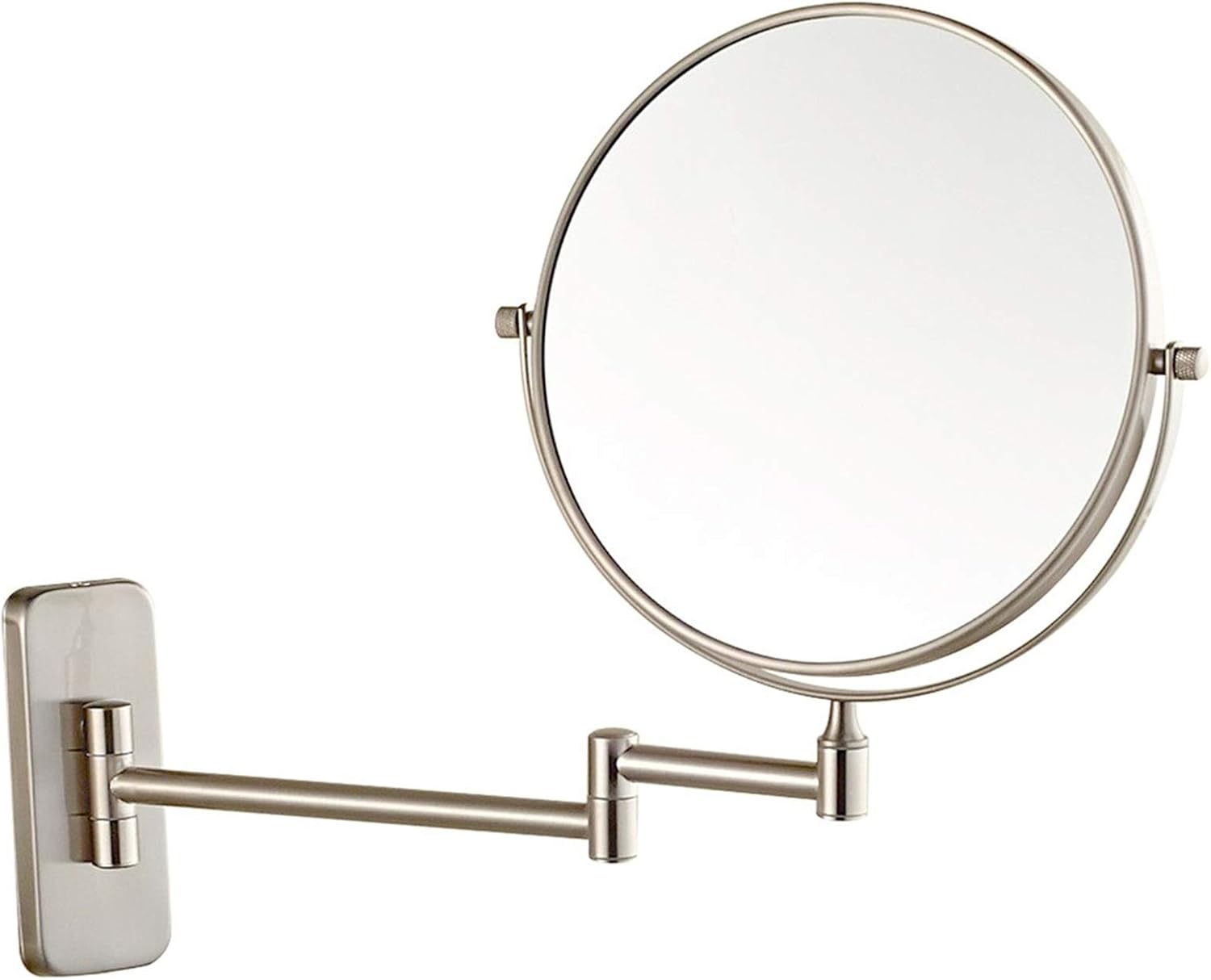 Double Sided Shaving Mirror with Magnifying Glass Wall-Mounted