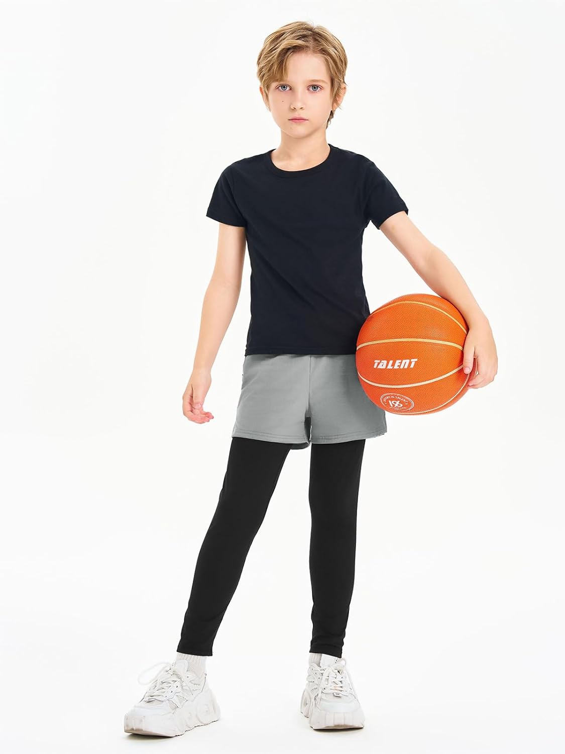 Haloumoning Boys 2-in-1 Shorts hegals Adrenaline-Fuelled Fitness Adventure