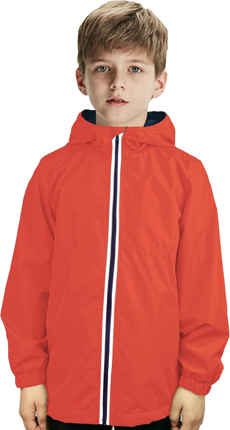 Boys Lightweight Waterproof Rain Coats