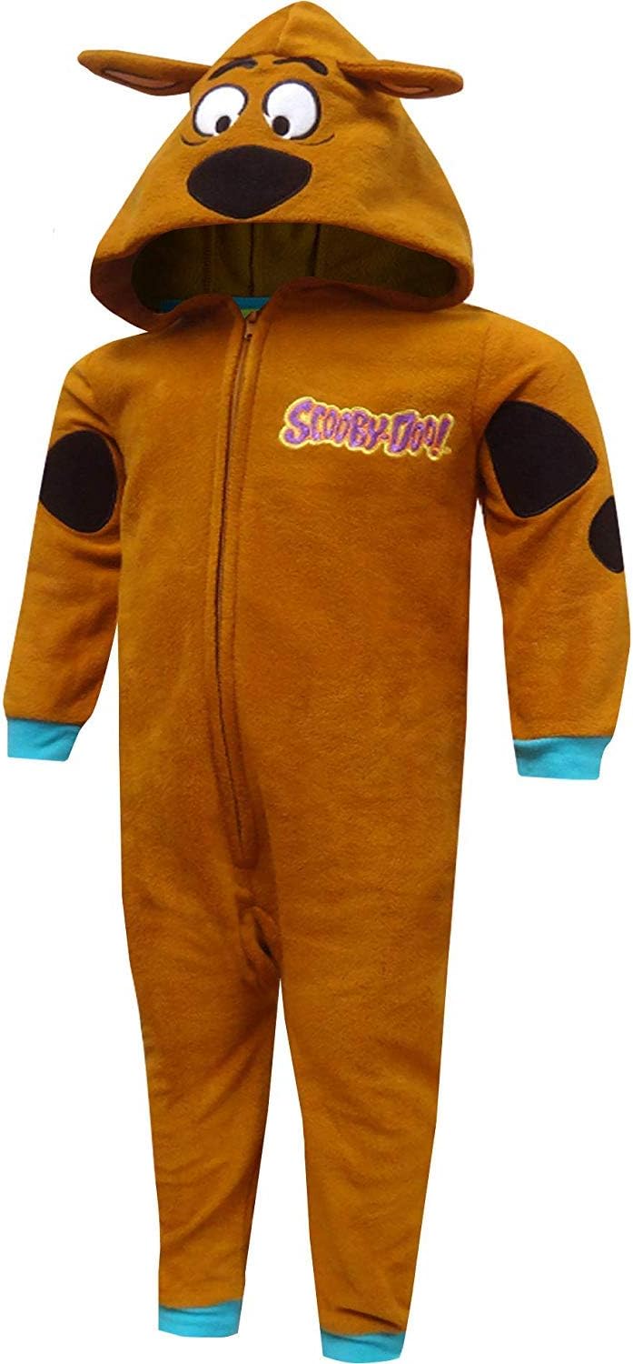 Scooby Doo Boys Big Hooded Fleece Blanket Sleeper Brown S67