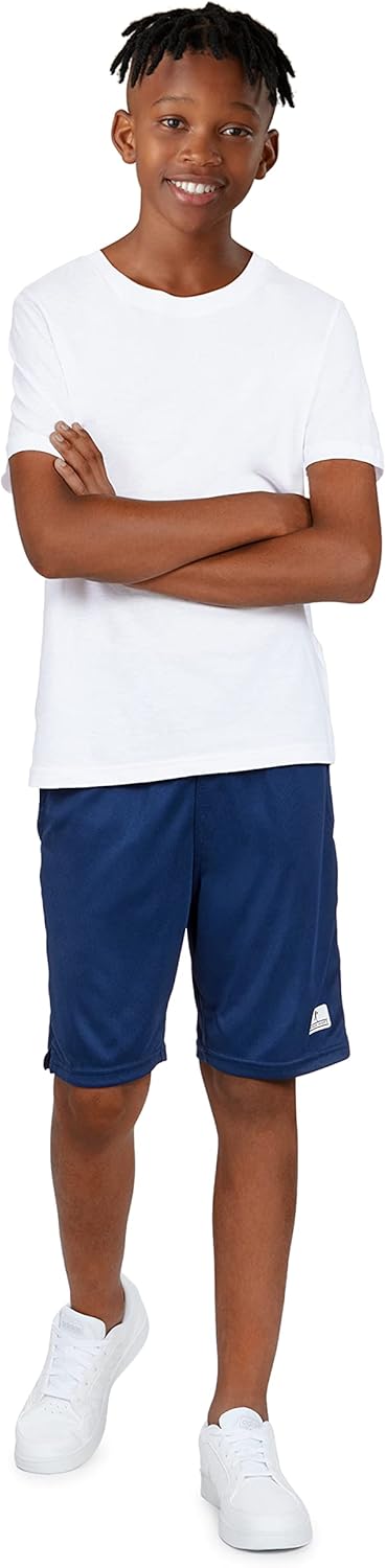 Andrew Scott Boys Active Basketball Shorts Performance Mesh Fitness wear