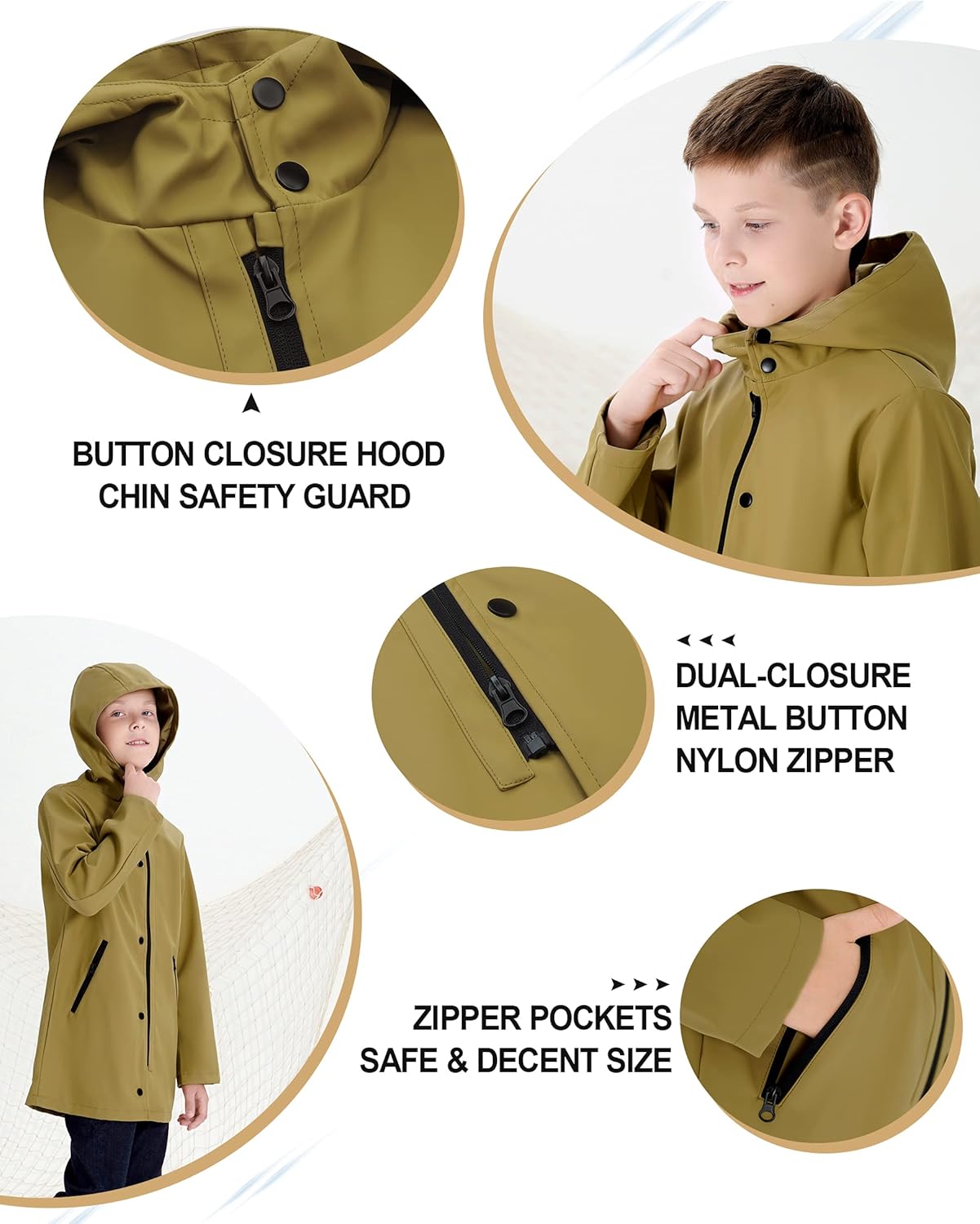 Maoo Garden Rain Jacket for Kids