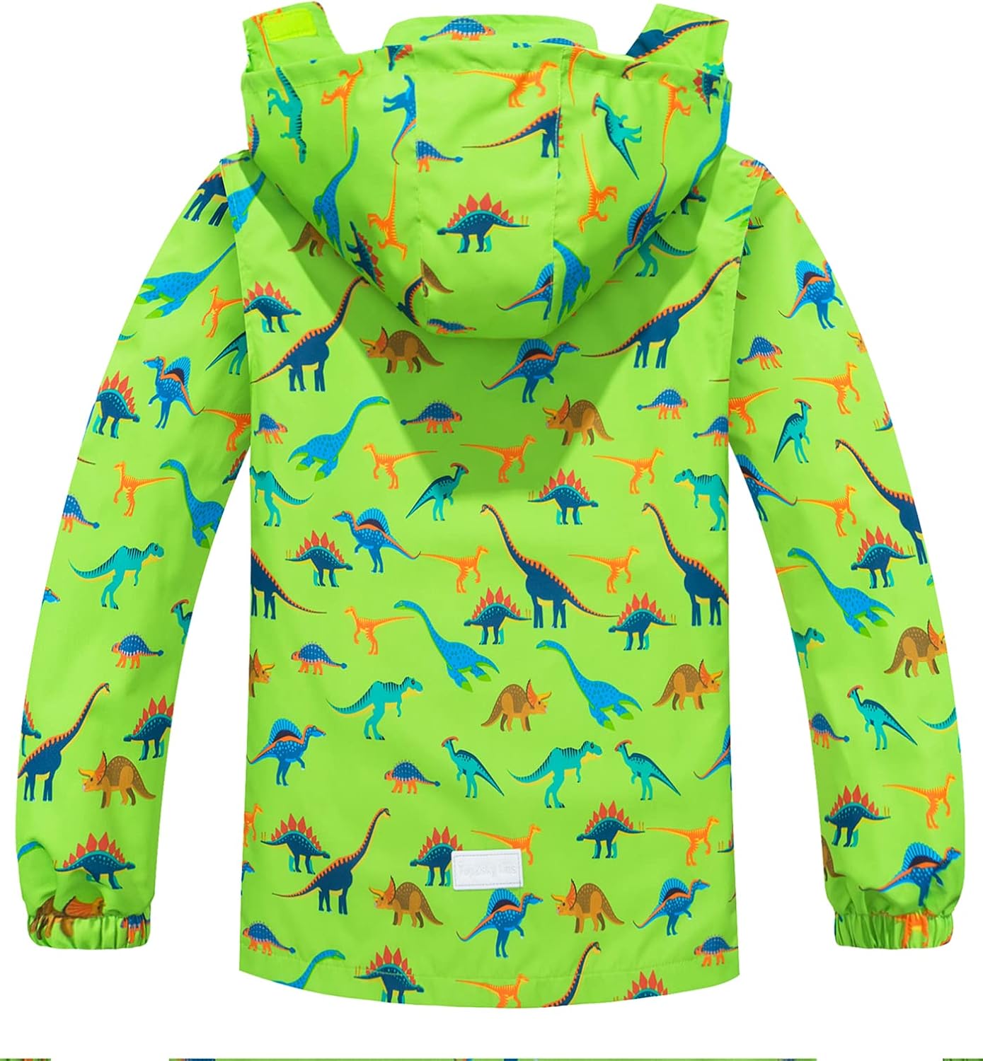 Boys Lightweight Rain Jacket with Detachable Hood