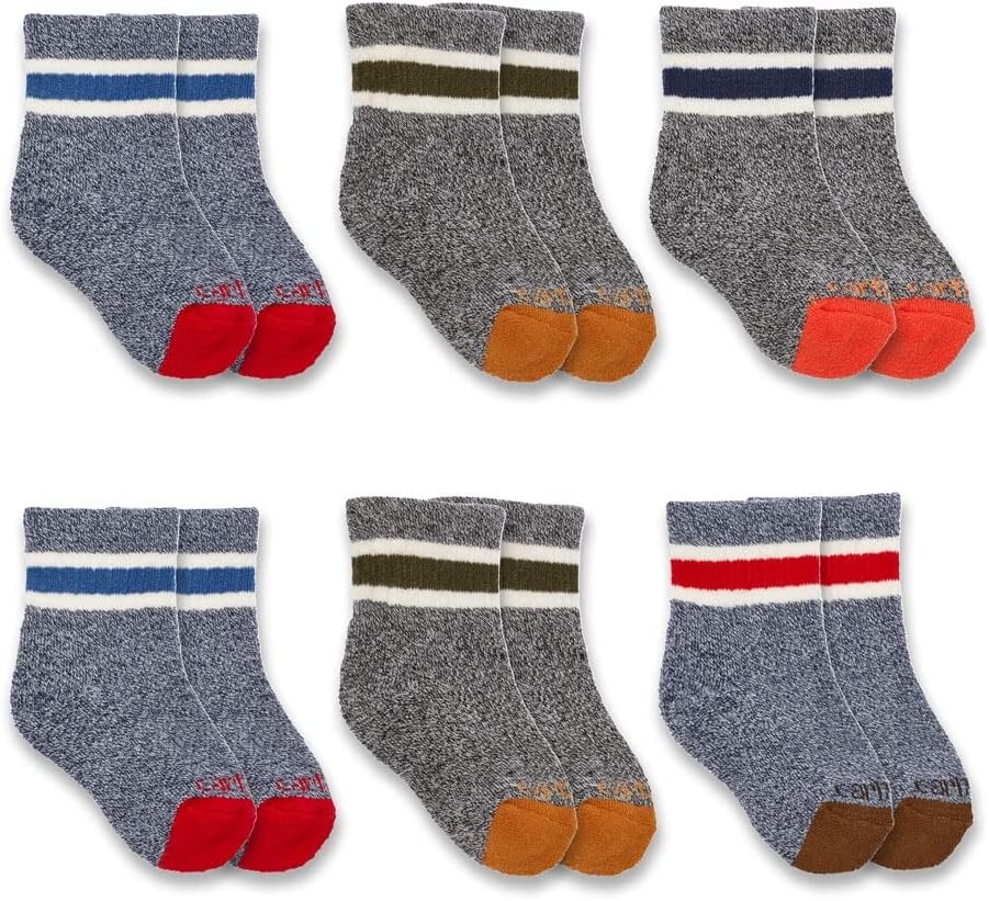 Quick-Dry Odor-Free Crew Socks for Men Boys