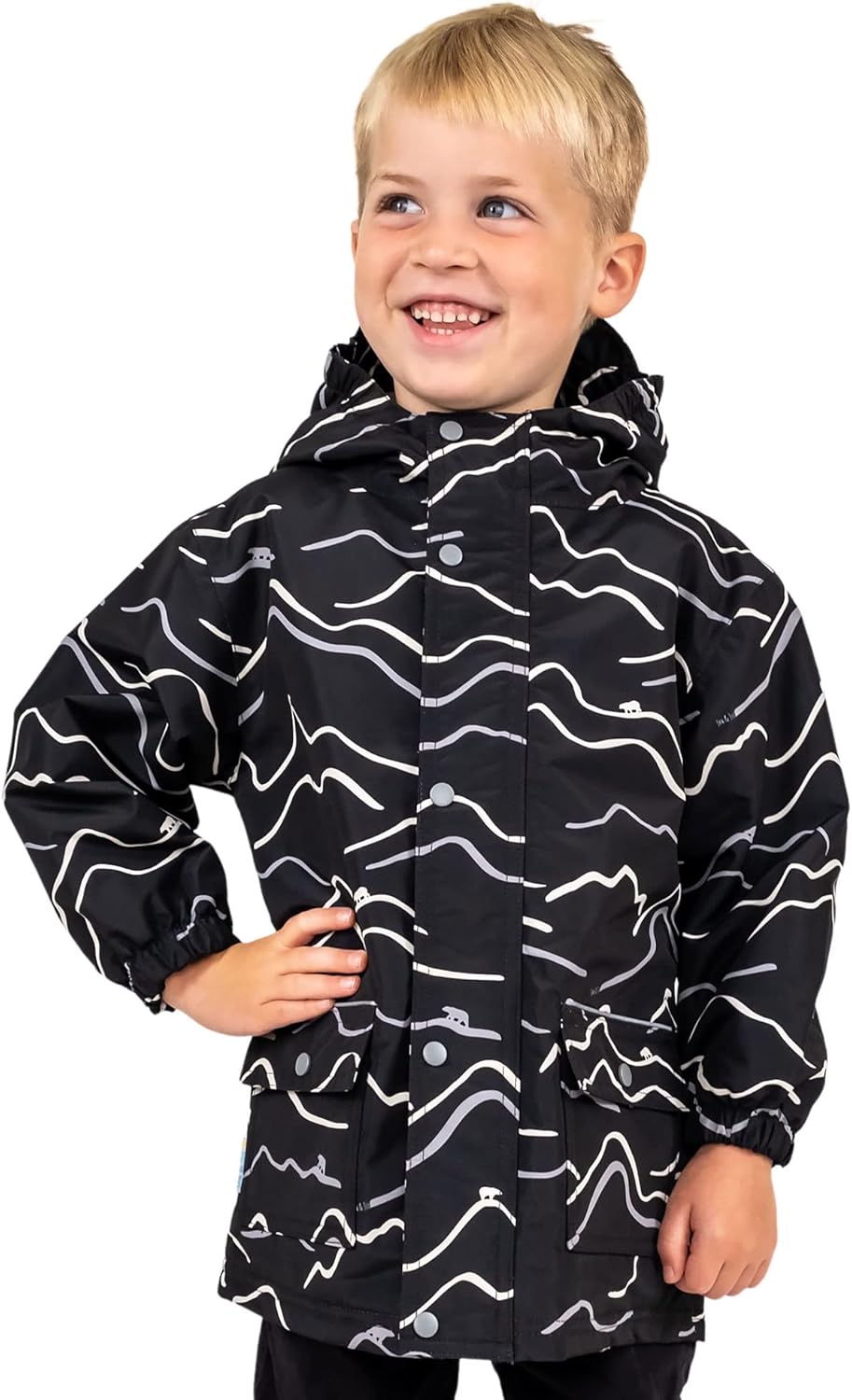 Jan Jul Waterproof Fleece Lined Rain Jacket for Kids