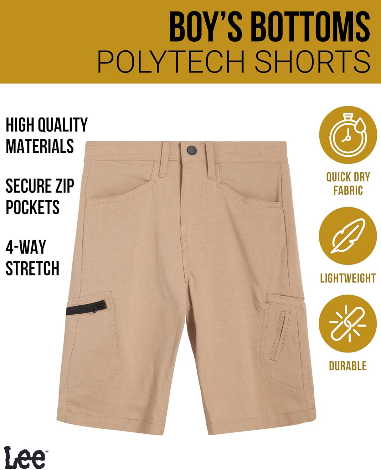 Lee Boys All-Day Tech Shorts
