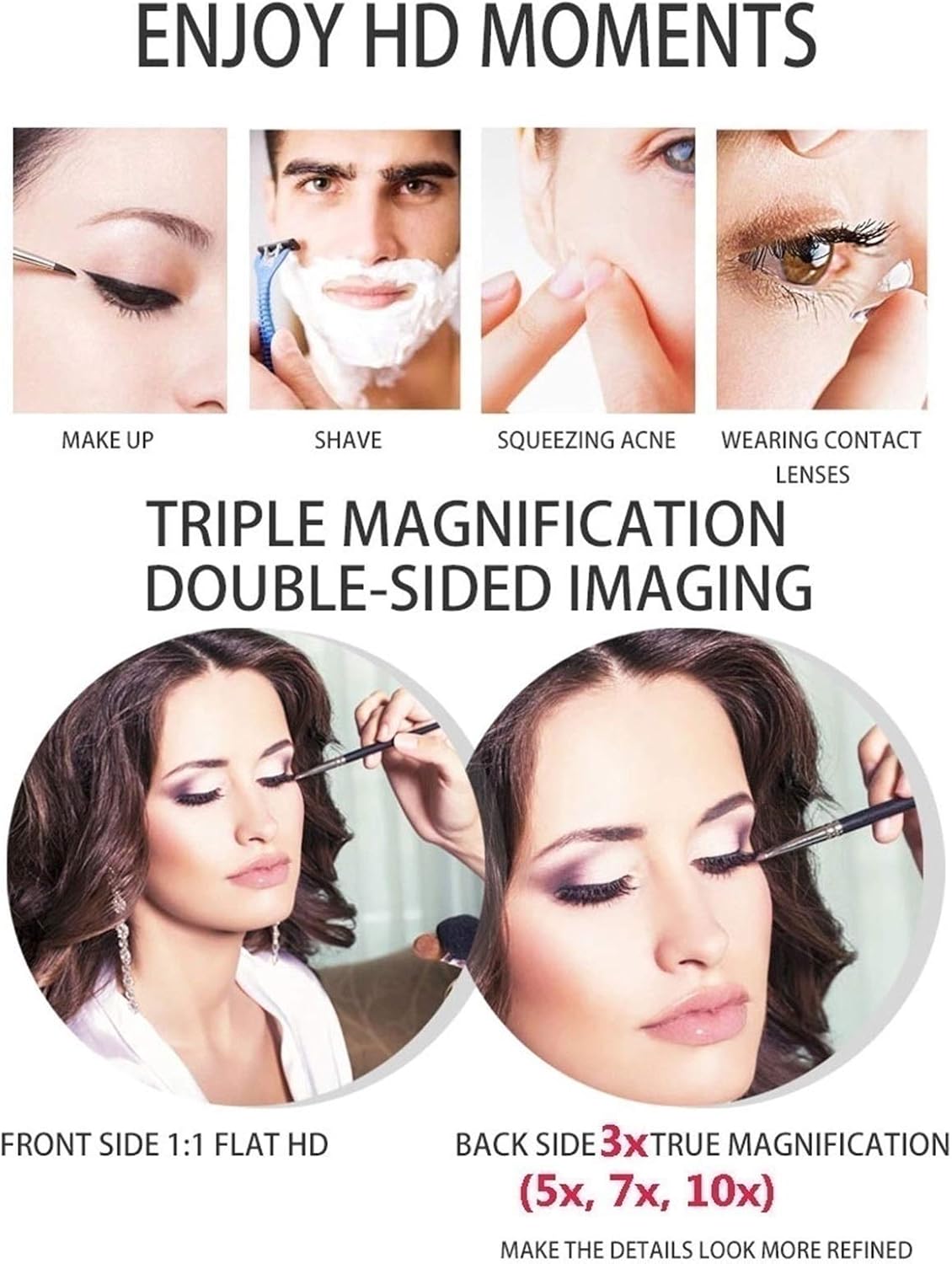 FWD100 Smooth Swivel Makeup Mirror