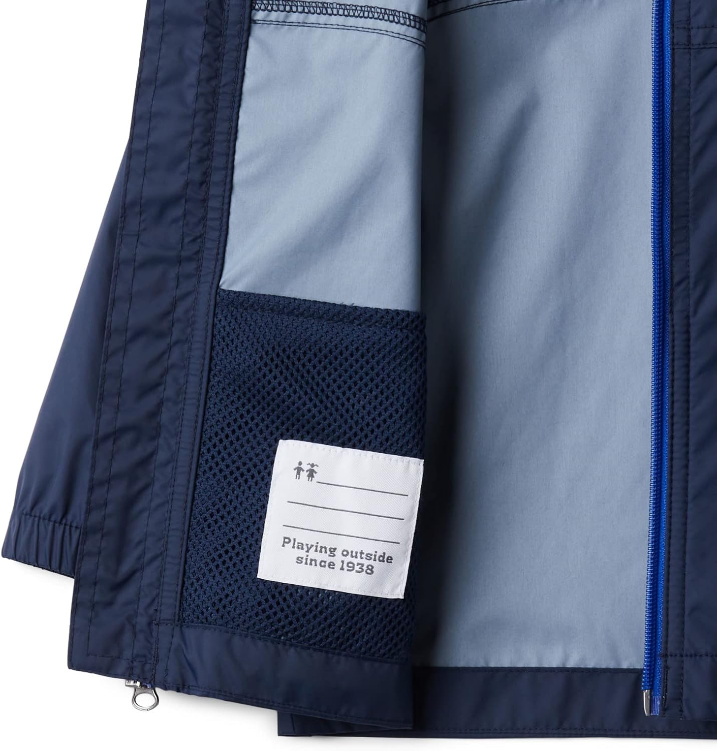 Columbia Big Boys Glennaker Rain Jacket Collegiate Navy Medium 1