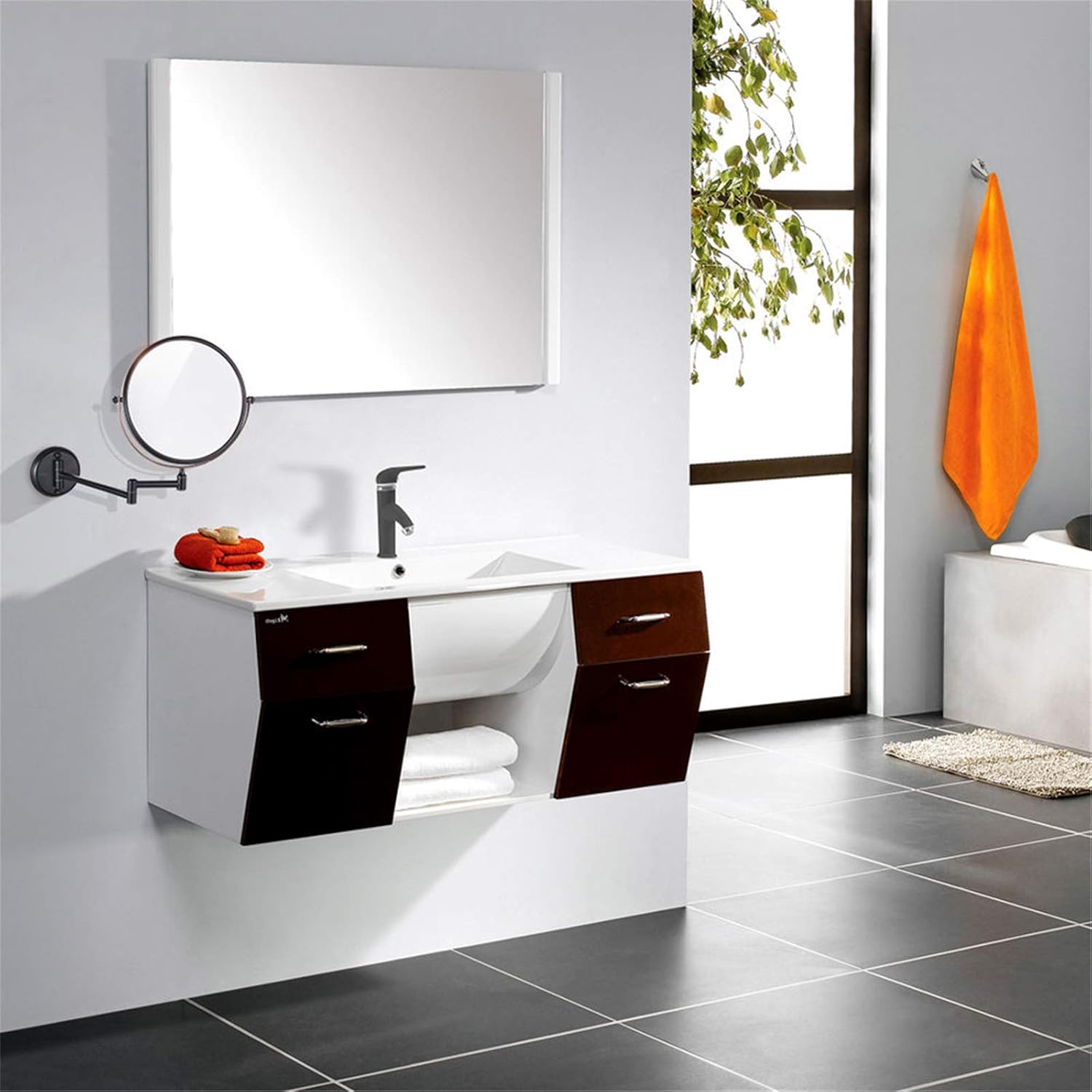 OGRAFF Wall Mounted Makeup Mirror