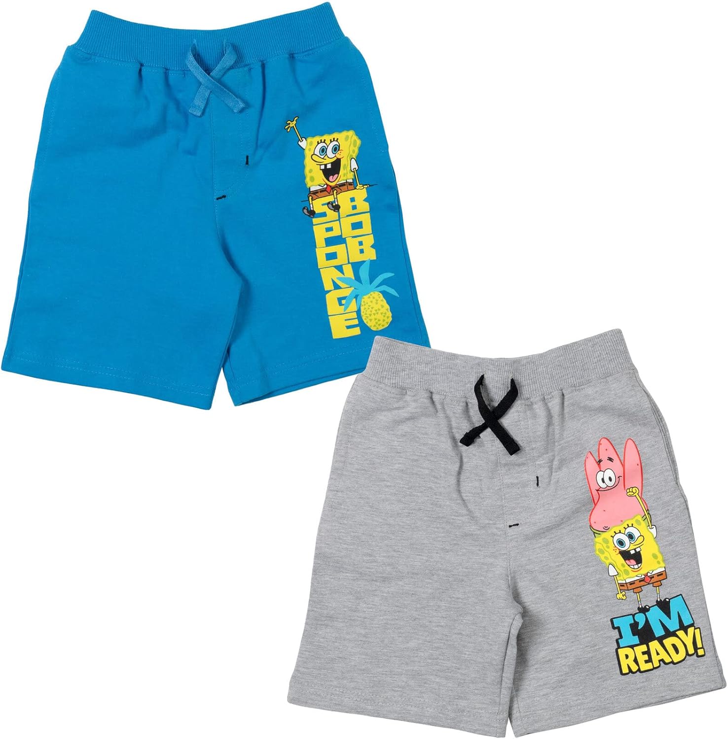 SpongeBob SquarePants French Terry 2 Pack Shorts for Boys