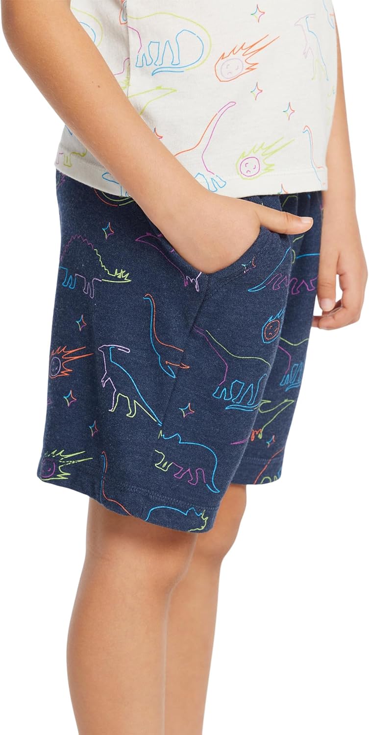 CHASER Boys Neon Dino Shorts