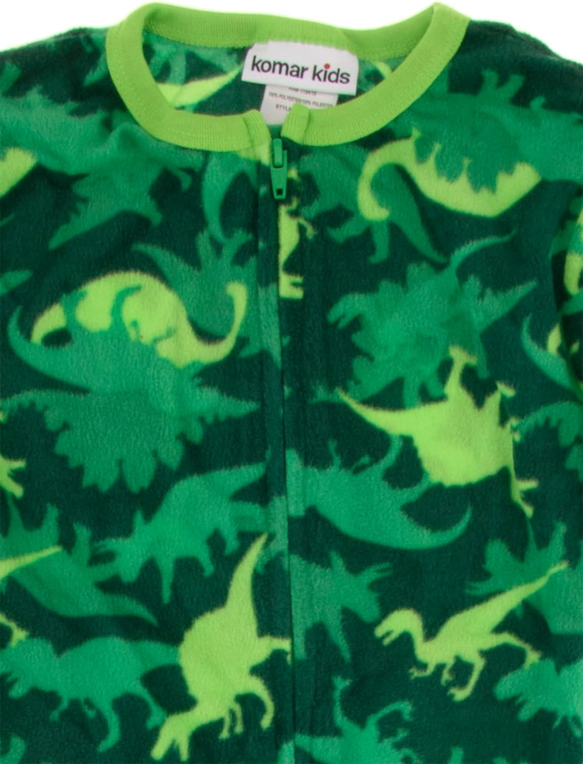 Komar Kids Boys Dinosaur Fleece Pajamas 10-12