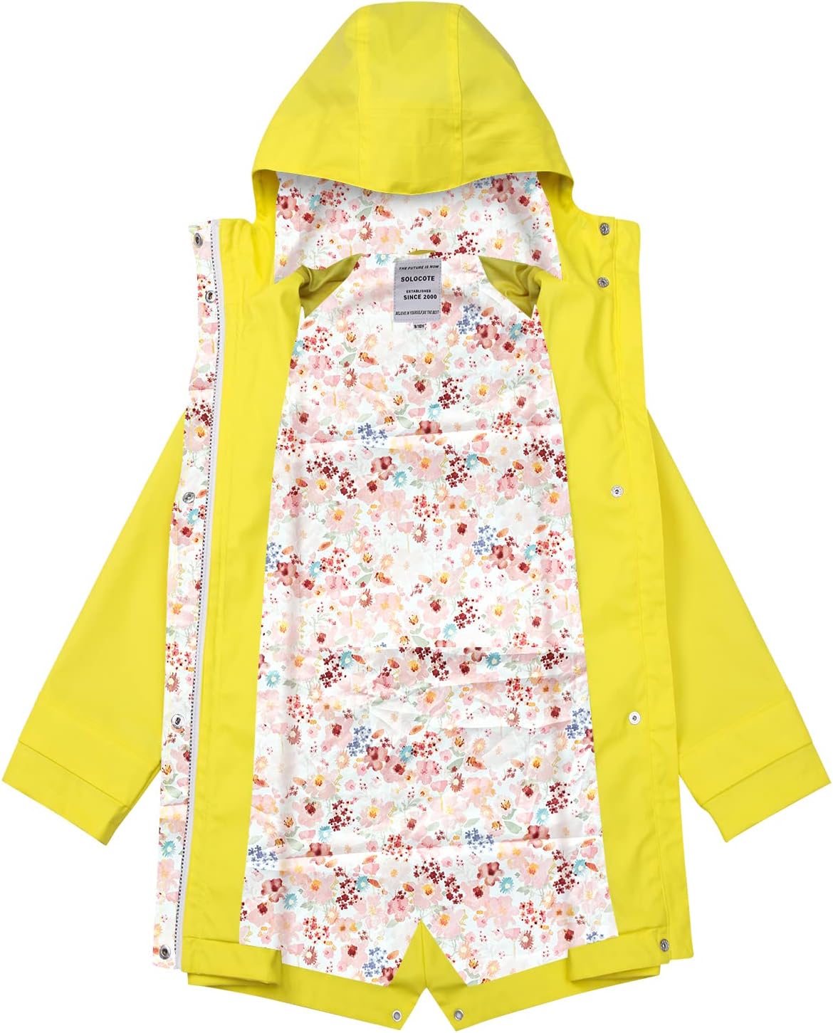 SOLOCOTE - Kids Rain Jacket for Kids