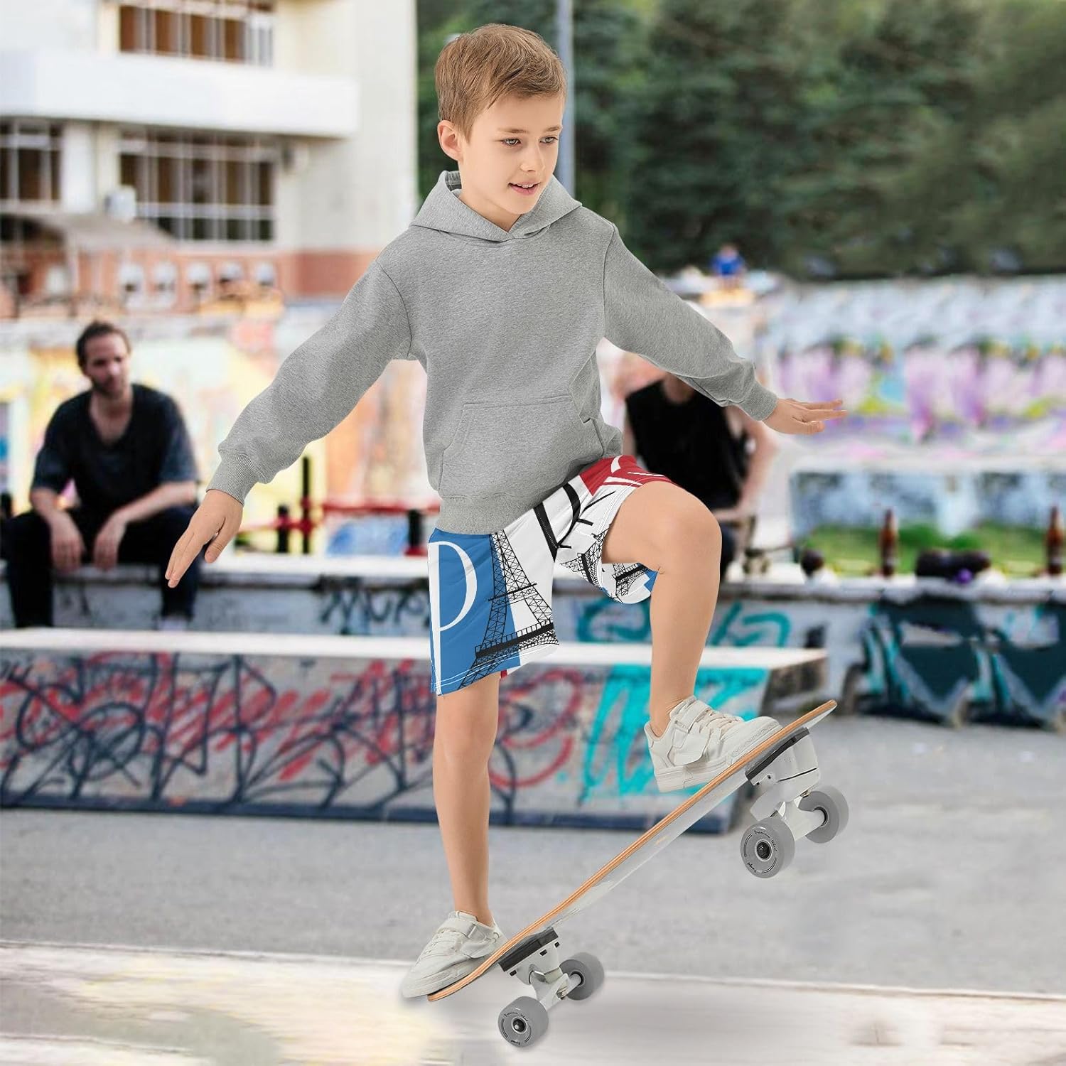 Aflyko Boys Casual Shorts Summer Daily Outfit with Pockets Clothing Shoes Jewelry