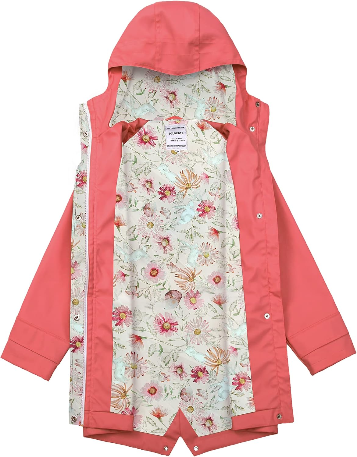 Kids Waterproof Rain Jacket for Boys Girls