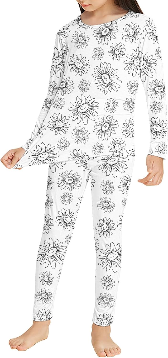 DIY Hand-Painted Pajamas Set - Christmas Colouring Homwear for Boys and Girls