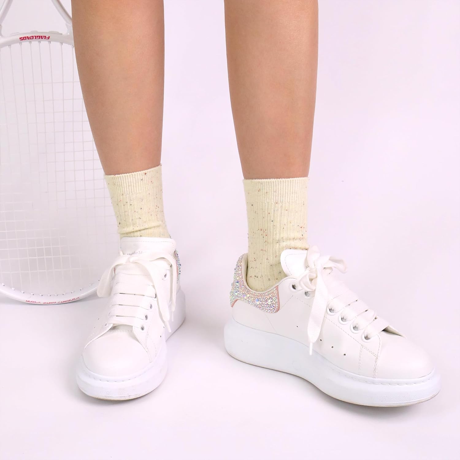 Menzie fontfaceArial Colorful Kids Crew Socks tabxAE